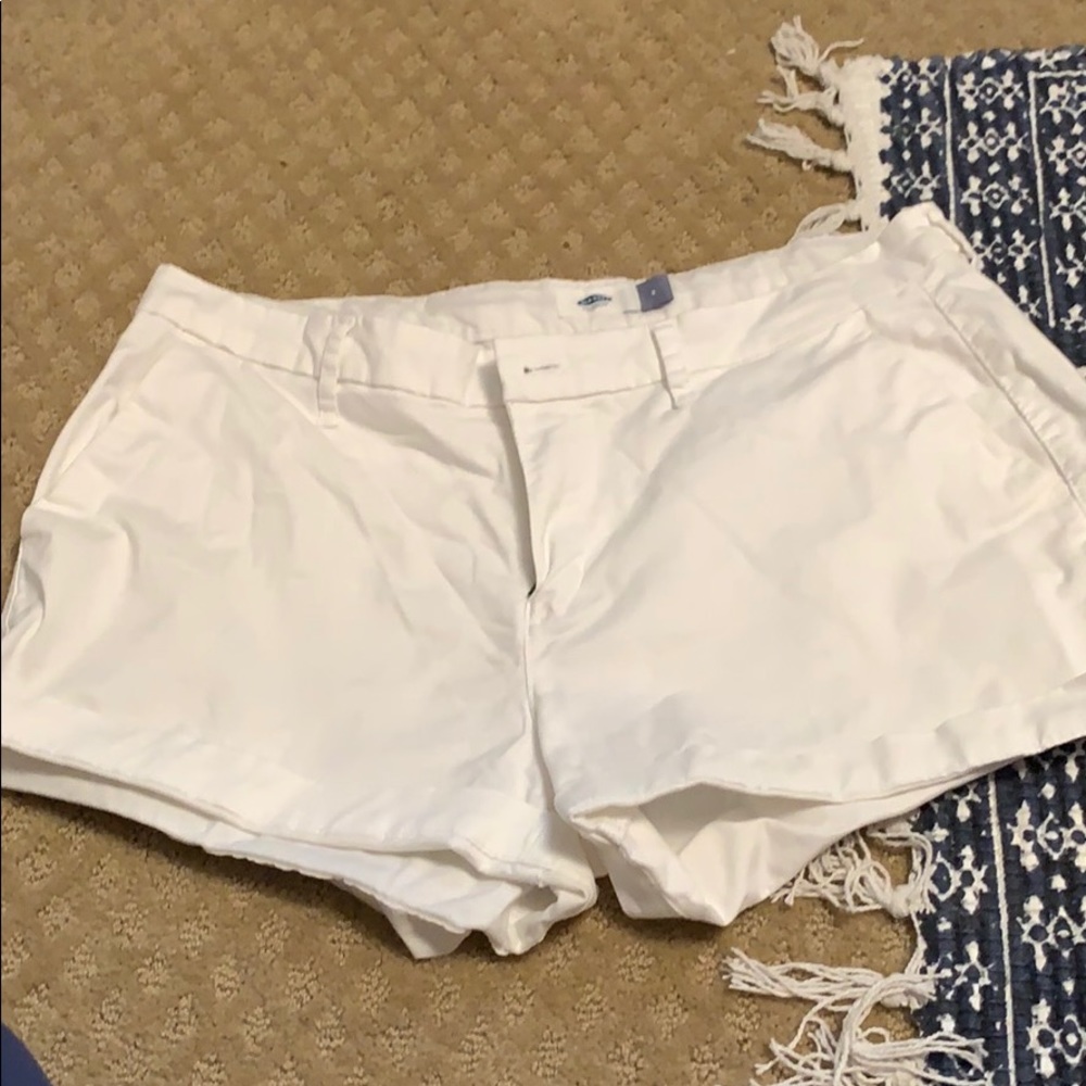 White Chino Shorts